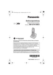 Panasonic BB-GTA150EX Manual De Instrucciones