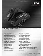 AEG Powerbase 60 B Instrucciones De Uso