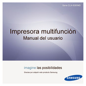 Samsung CLX-8385ND Serie Manual Del Usuario