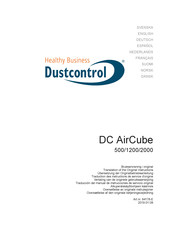 Dustcontrol DC AirCube 500 Traducción Del Manual De Instrucciones De Servicio Original