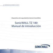 SonicWALL TZ 180 Manual De Introducción