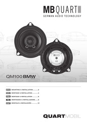 MB QUART QUARTMOBIL QM100BMW Montaje & Instalación