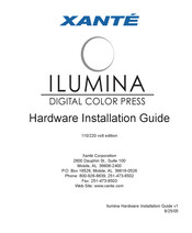 Xante ILUMINA Guía De Instalación Del Hardware