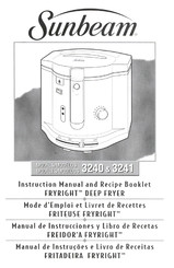 Sunbeam FRYRIGHT 3240 Manual De Instrucciones Y Libro De Recetas