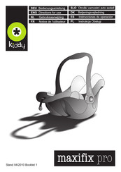 Kiddy maxifix pro Instrucciones De Operación