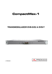 Promax CompactMax-1 Manual De Instrucciones