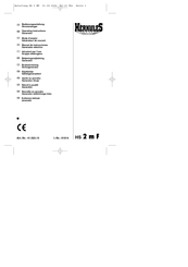 HERKULES HS 2 m F Manual De Instrucciones