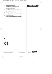 EINHELL 36.062.51 Manual De Instrucciones