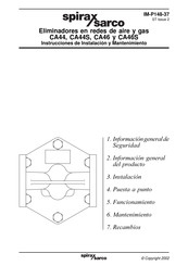 Spirax Sarco CA46 Instrucciones De Instalación Y Mantenimiento