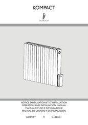 DELTACALOR Kompact Manual De Usuario Y De Instalación