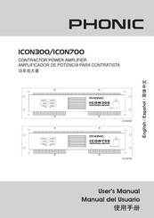 Phonic ICON700 Manual Del Usuario