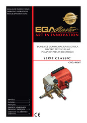 Ega Master CLASSIC Serie Manual De Instrucciones