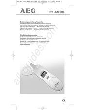 AEG FT 4905 Instrucciones De Servicio