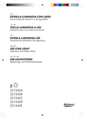 MELINERA Z31245E Instrucciones De Utilización Y De Seguridad