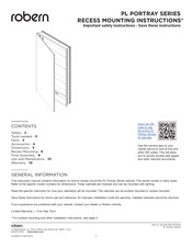 Robern PL PORTRAY Serie Manual De Instrucciones