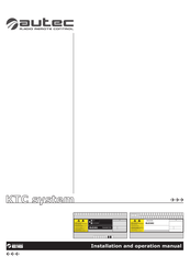 AUtec KTC system Manual De Instalación Y Funcionamiento