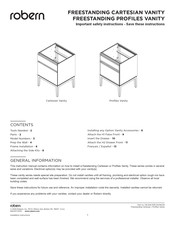 Robern Cartesian Vanity Manual De Instrucciones