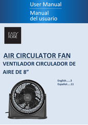 EASYHOME EWCF8B Manual Del Usuario