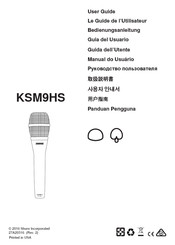 Shure KSM9HS Guia Del Usuario