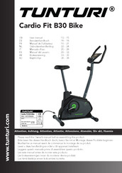 Tunturi Cardio Fit B30 Bike Manual Del Usuario