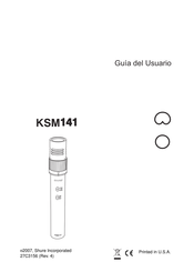 Shure KSM141 Guia Del Usuario