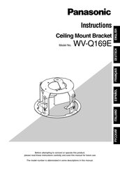 Panasonic WV-Q169E Manual Del Usuario