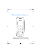 Nokia 2126 Manual Del Usuario