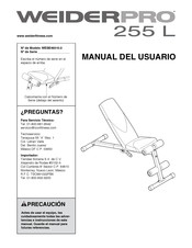 WeiderPro 255 L Manual Del Usuario