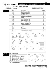 Suzuki DL250L8 Instrucciones Para El Montaje