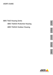 Axis T92E Housing Serie Manual Del Usuario