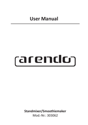 ARENDO 303062 Manual Del Usuario