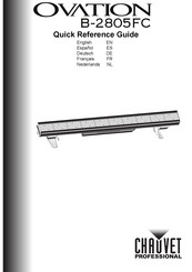 Chauvet Professional OVATION B-2805FC Guía De Referencia Rápida