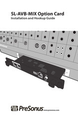 PRESONUS SL-AVB-MIX Guía De Instalación Y Conexiones