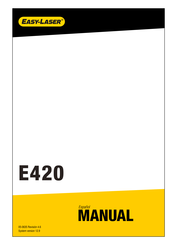 Easy-Laser E420 Manual