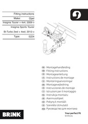 Brink 5224 Instrucciones De Montaje