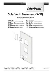 SolarVenti SV30K Manual De Instalación