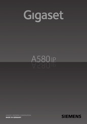 Siemens Gigaset A580IP Manual Del Usuario
