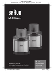 Braun MultiQuick MQ 60 Manual De Usuario