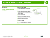 HP LaserJet M1120 MFP Guía De Escaneado