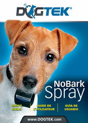 Dogtek NoBark Spray Guía De Usuario