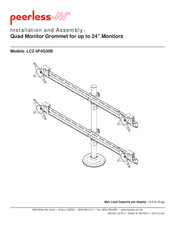 peerless-AV LCZ-4F4G30B Instalación Y Ensamblaje