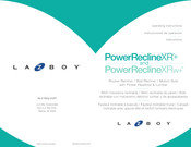 LAZBOY PowerReclineXR+ Instrucciones De Operación
