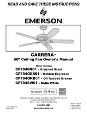 Emerson CARRERA CF784GES01 Manual Del Usuario