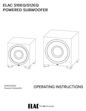 ELAC S12EQ Instrucciones De Operación