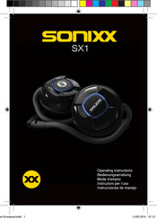 SONIXX SX1 Instrucciones De Manejo