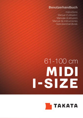 TAKATA MIDI I-SIZE Manual De Instrucciones