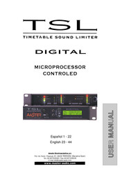 MASTER AUDIO DESIGN TSL DIGITAL Manual Del Usuario