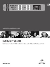 Behringer EUROLIGHT LD6230 Instrucciones De Instalación