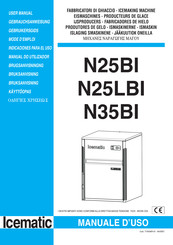 Icematic N35BI Indicaciones Para El Uso