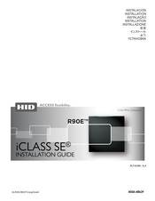 Assa Abloy iCLASS SE R90E Instrucciones De Uso Y De Instalacion